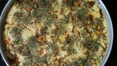 Torta de carne moída e legumes da Day