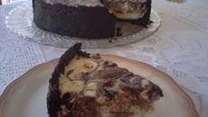 Cheesecake marmorizado