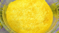 Souflé de cenoura da Tamy (micro-ondas)