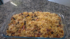 Farofa de banana com bacon