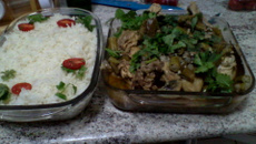 Frango caipira ao molho