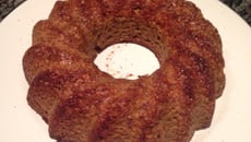 Bolo de aveia com banana sem açúcar