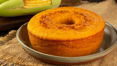 Bolo de milho cozido