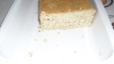 Pão de aveia com fermento em pó da Nane