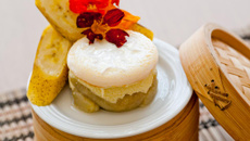 Doce de banana caturra com creme