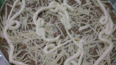 Quibe Assado com vinagrete