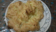 Bolinho de mandioca assado