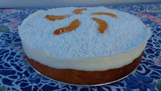 Torta gelada de frutas