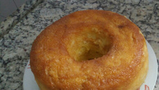 Pudim de pão simples