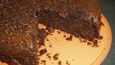 Torta delícia de brigadeiro