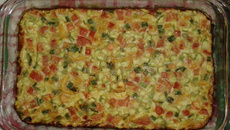 Omelete de forno colorido