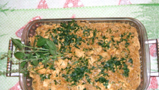 Posta de cação à Thermidor