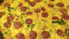 Quiche de calabresa e catupiry
