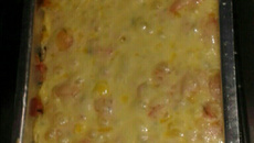 Omelete com pão de forma