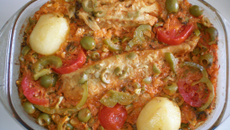 Arroz com bacalhau