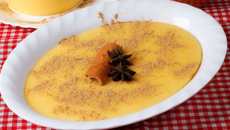 Curau de milho verde vegano com leite de coco delicioso