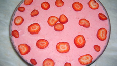 Sobremesa de morango