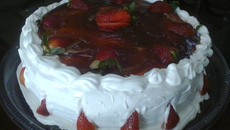 Torta de Morangos da Aninha