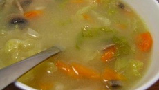Sopa de legumes para emagrecer
