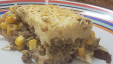 Torta de carne moida