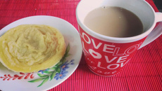 Pão de queijo fit micro-ondas