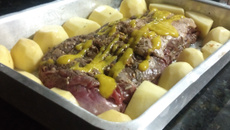 Fraldinha assada fácil