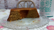 Bolo de milho sem trigo e açúcar