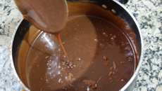 Sobremesa tipo chandelle simples