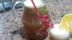 Chá mate com laranja