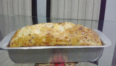 Pão recheado - super fácil