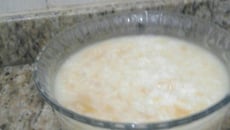 Arroz com pêssego