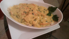 Creme de milho com frango