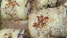 Rolinho de berinjela recheada magrinho Realli