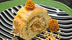 Rocambole diet com farinha de rosca