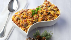 Farofa de feijão com bacon