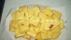 Bolo salgado de salame