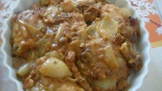 Frango ao molho de cebolas da vó Odete