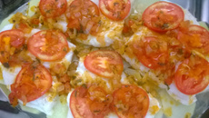 Filé de peixe de forno