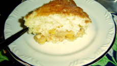 Escondidinho de bananas