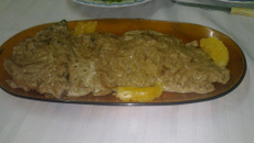 Bifes de fígado ao molho de laranja