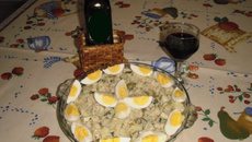 Salada de bacalhau delícia