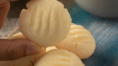 Biscoito de nata na air fryer