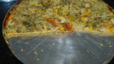 Massa de pizza fácil no liquidificador