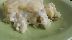 Escondidinho de frango cremoso