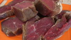 Carne de Sol maturada no freezer