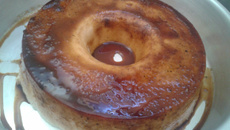 Flan de banana