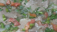 Carne fria ao vinagrete