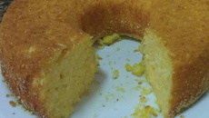 Bolo de milho com coco de liquidificador