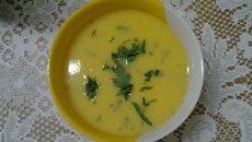 Caldo de mandioquinha