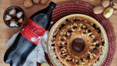 Pudim de pão natalino 